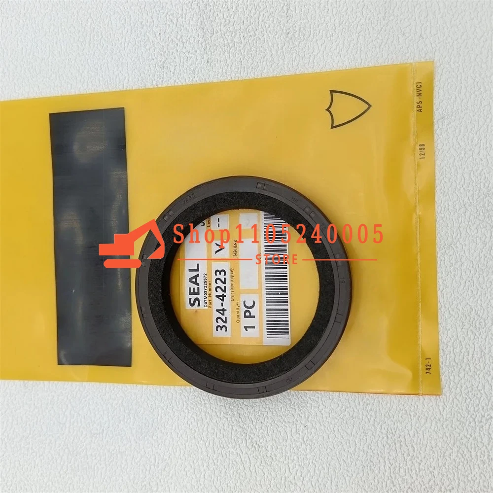 324-4223 Construction Machinery Parts Crankshaft Front Oil Seal 3244223 For Diesel Engine C6.4  Excavator E320D E320C