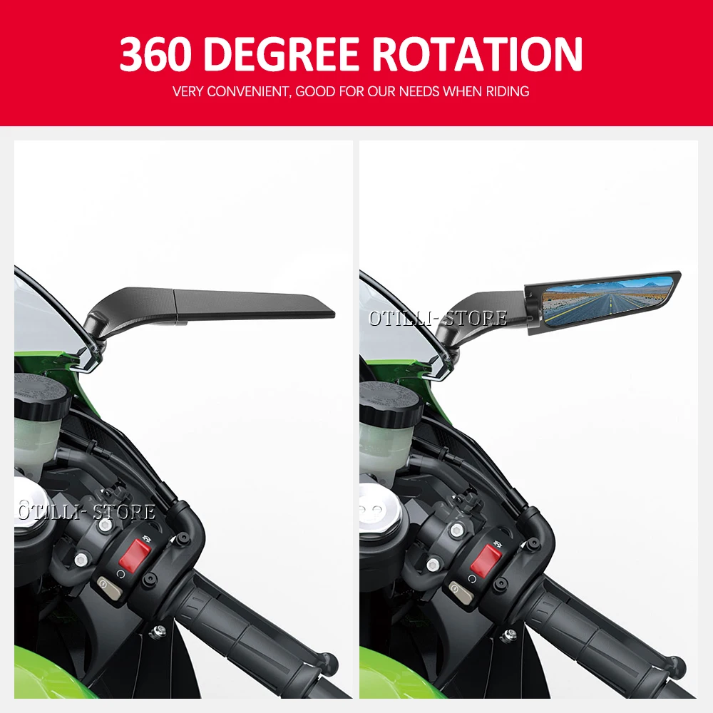 Neue Motorrad Zubehör Rearview Rückspiegel Glas Rückseite Spiegel Links Rechts 2021 2022 Für MV Agusta F3 800