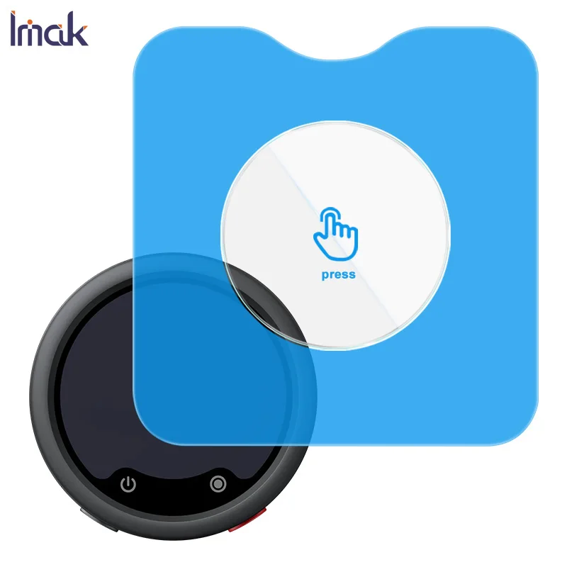 

IMAK Tempered Glass for Insta360 Mic Pro Screen Protector Film Self-positioning