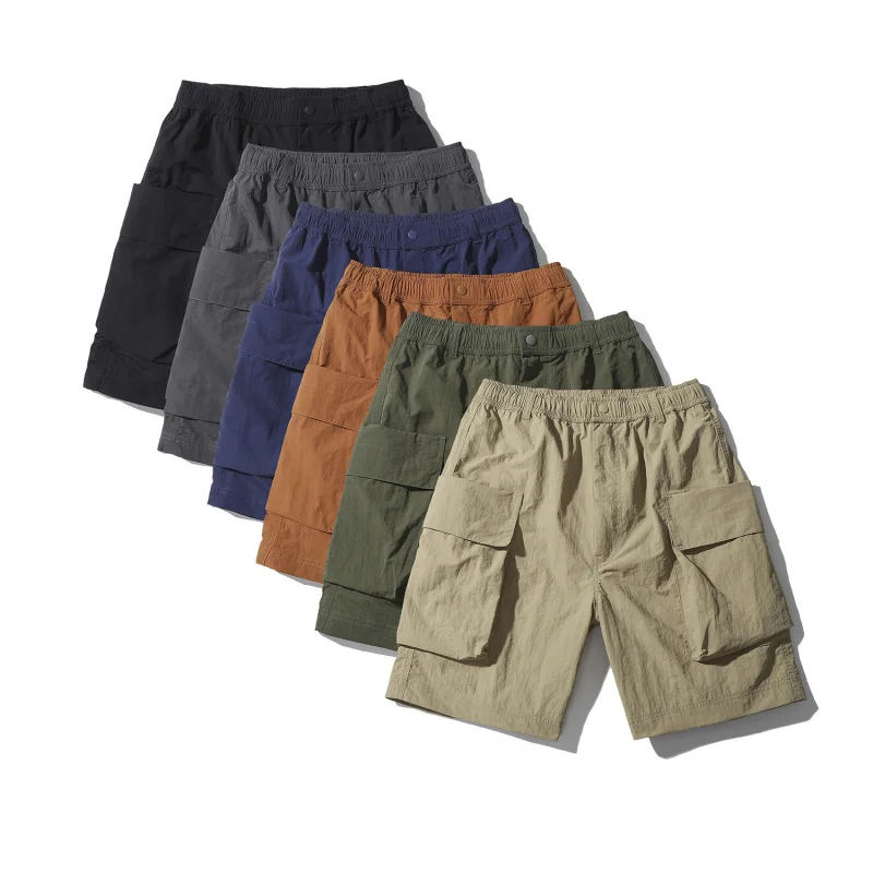 

MAQVOB Высокое качество, европейские и американские размеры, роскошные брендовые летние уличные быстросохнущие шорты для мужчин, спортивные повседневные шорты-карго для тренировок