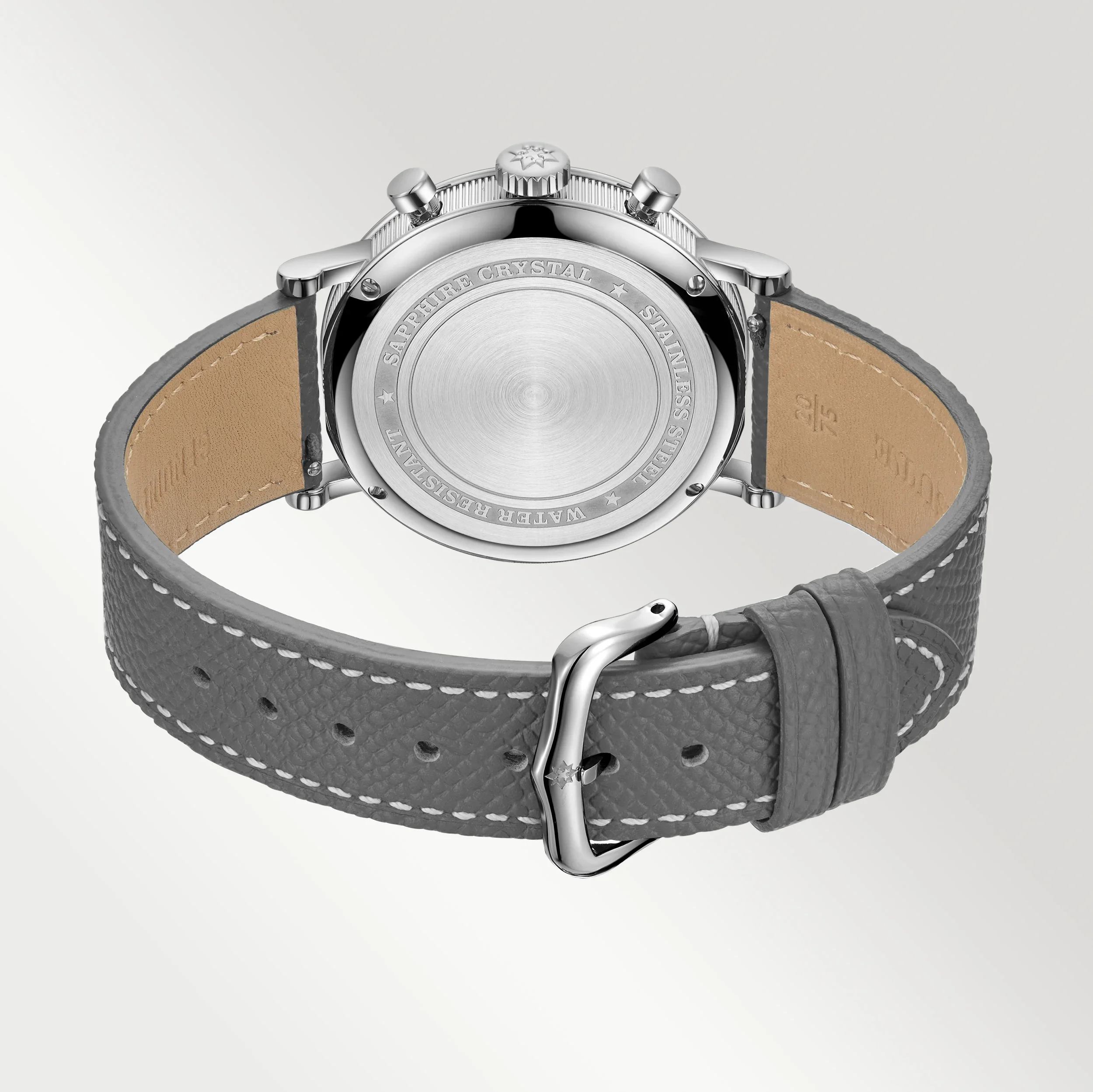 FARASUTE الرجال ساعة كرونوغراف خمر 38 مللي متر الباندا كوارتز ساعة اليد الياقوت مرآة 3ATM مقاوم للماء VK64