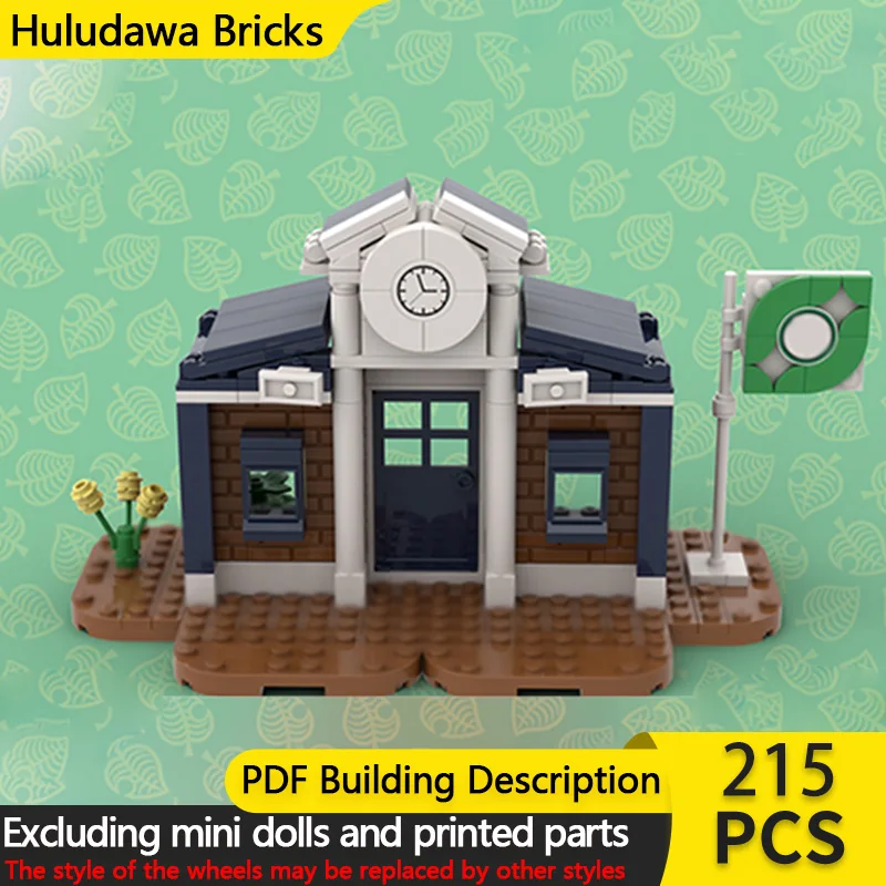 

Модель City Street View MOC, строительные кирпичи, городской зал, модульная технология, детские праздничные подарки, сборные игрушки, костюм