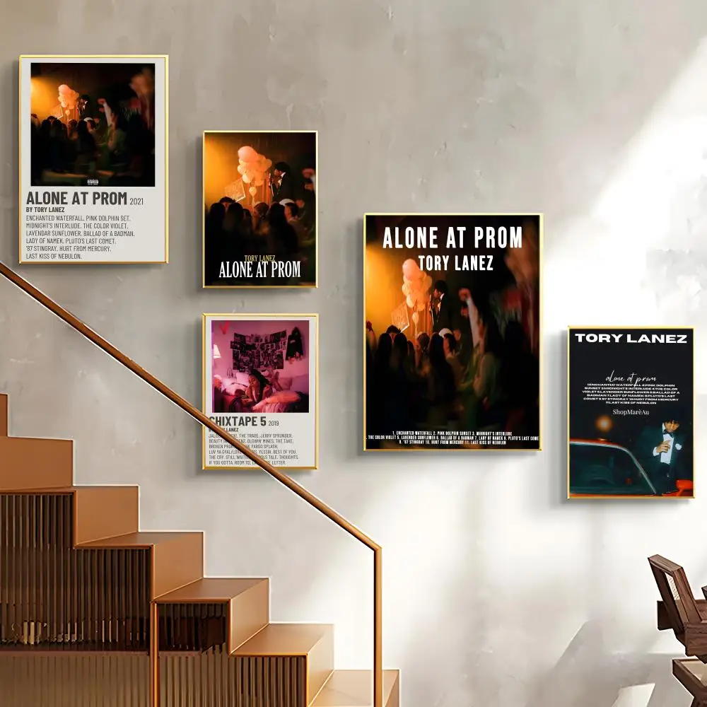 Poster Art Wall Print Ideal for Bedroom Living Room Study Office Home Decoration Rap Album-Tory Lanez Alone At Prom