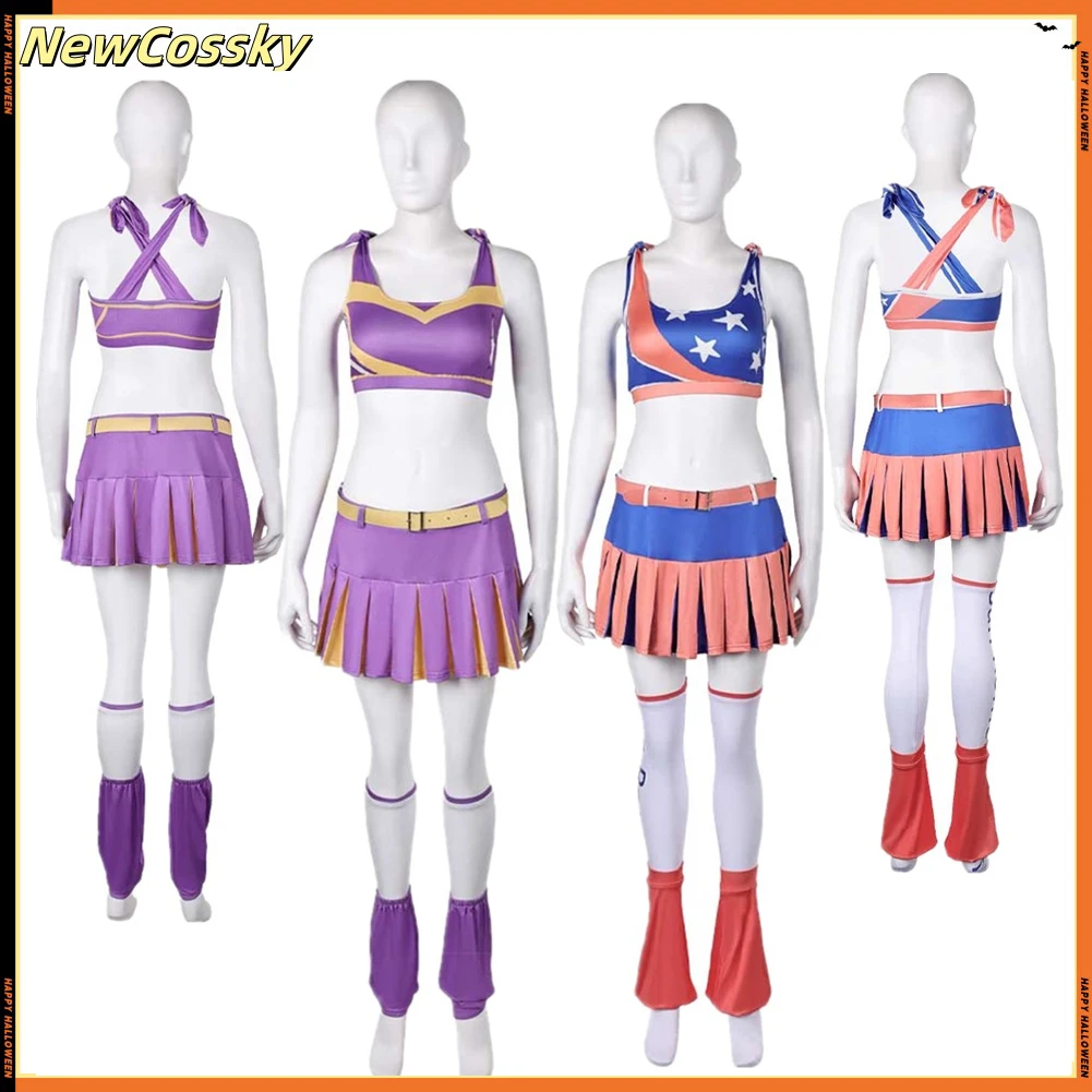 Adult Juliet Starling Lollipop Cosplay Chainsaw Costume Women Vest Skirt Outfits Halloween Fantasia Carnival Party Suit