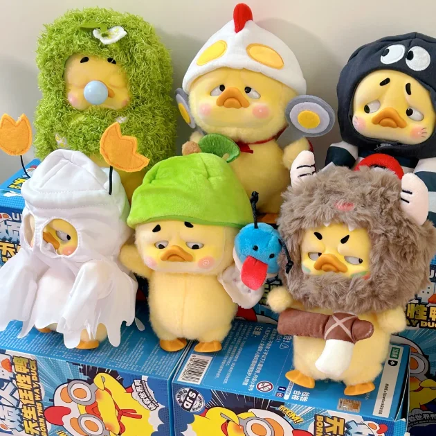 

Genuine Upsetduck Born Capricious Duck Series Blind Box Plush Vinyl Kaawii Duck Mystery Kawaii Trendy Room Decoratio Gifts Toys