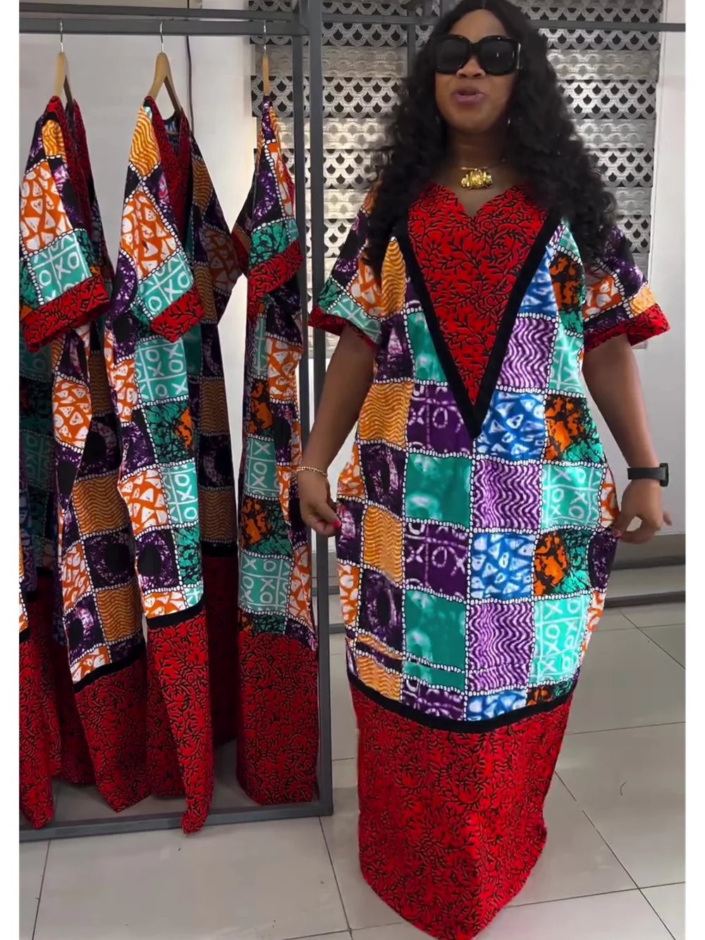 African Dresses for Women Traditional Africa Clothing Dashiki Ankara Outfits Gown Abayas Robe Muslim Kaftan Maxi Long Dress 2024