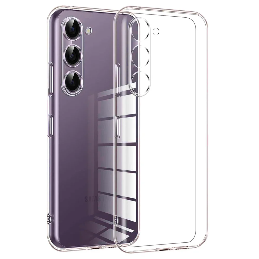 Ultradünne, klare Silikon-Softhülle für Samsung Galaxy S25 Ultra S24 S23 S21 FE S22 Ultra Plus Cover für Samsung A14 A34 A54 – Detail 7