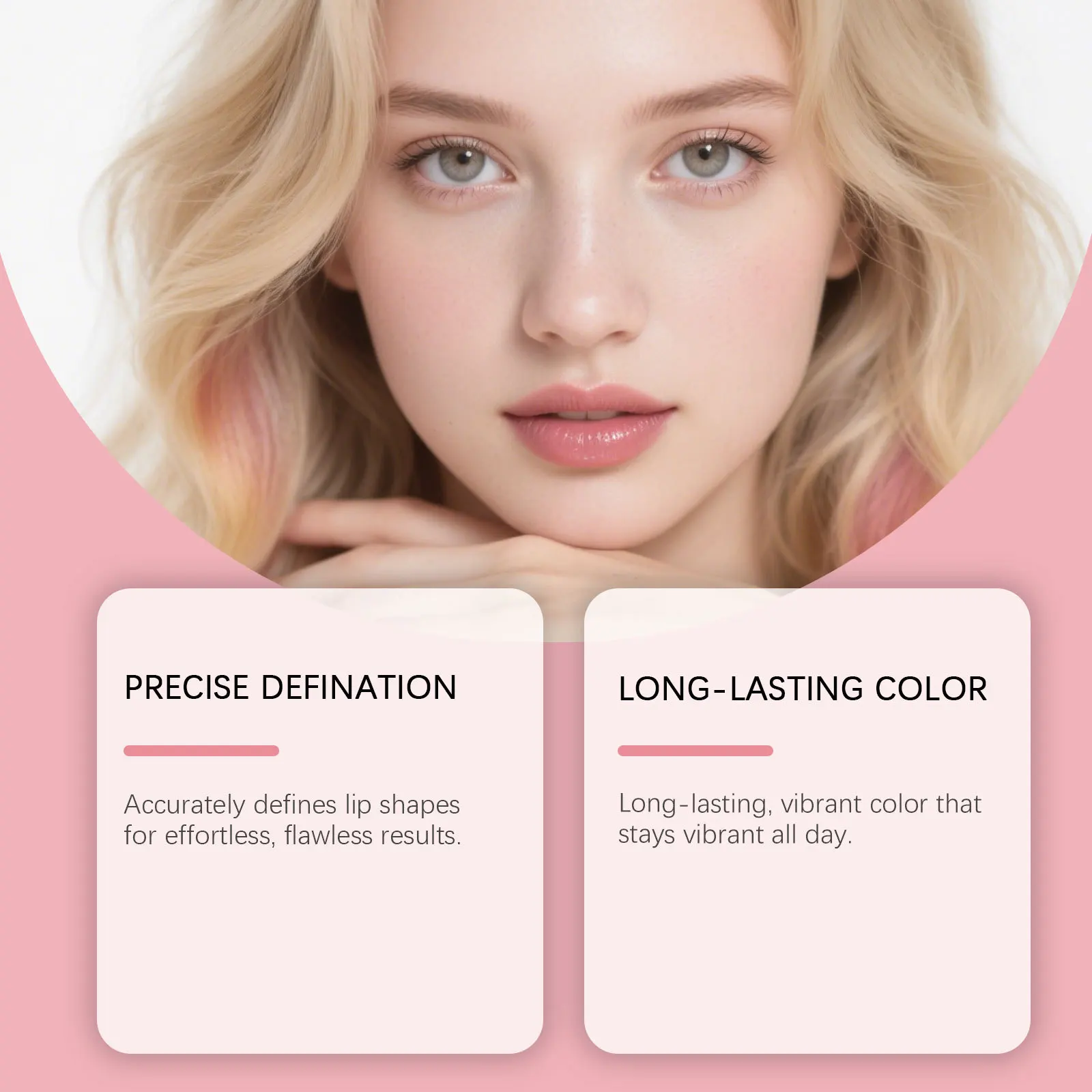 Matita per labbra opaca Rossetto rimpolpante impermeabile Rossetti opachi nudi naturali Tazza antiaderente Trucco per contorno labbra nude