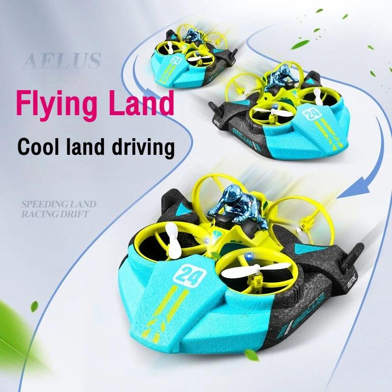 Voiture télécommandée bateau télécommandé avion télécommandé trois en un cascade voiture volante eau terre Air jouet pour enfants cadeau