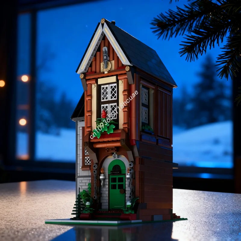 1687 pezzi MOC Fairy House modello modulare blocchi di costruzione costruzione assemblare fai da te creativo regalo di Natale idea giocattolo per bambini compleanno