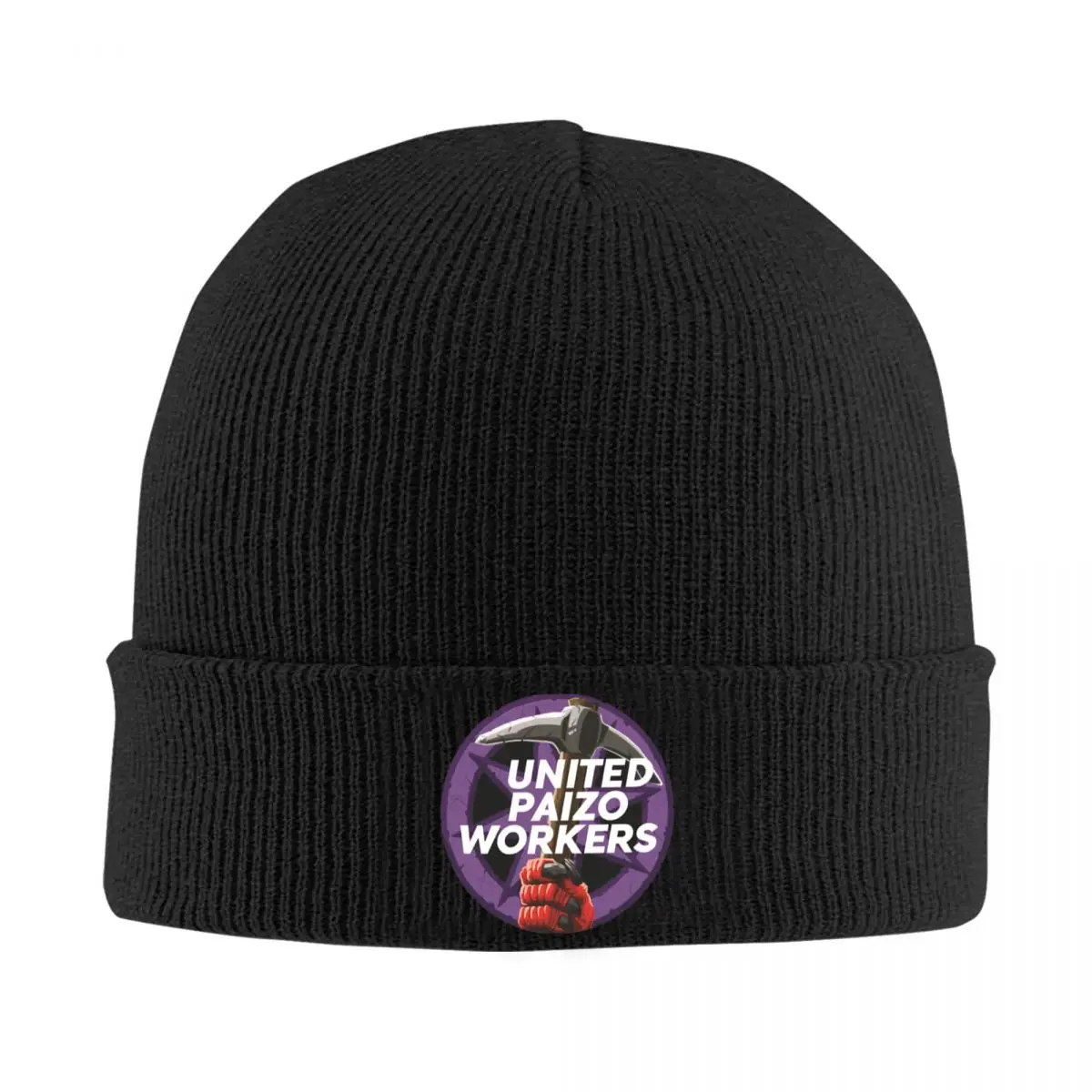 

United Paizo Workers Logo A Knitted Hat Cap