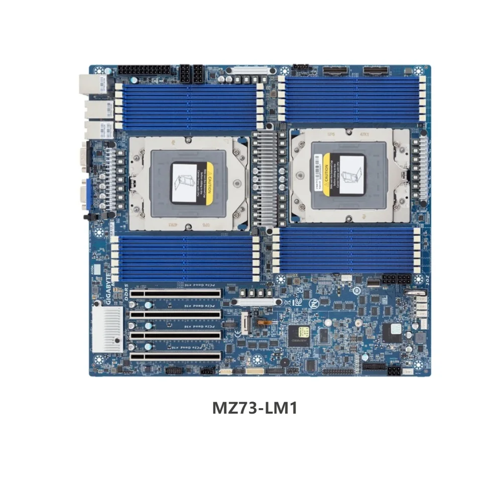

Новая серверная материнская плата Gigabite MZ73-LM1 MBD для AMD EPYC 9005/9004-E-ATX DP PCIe Gen4 cTDP 400 Вт DDR5