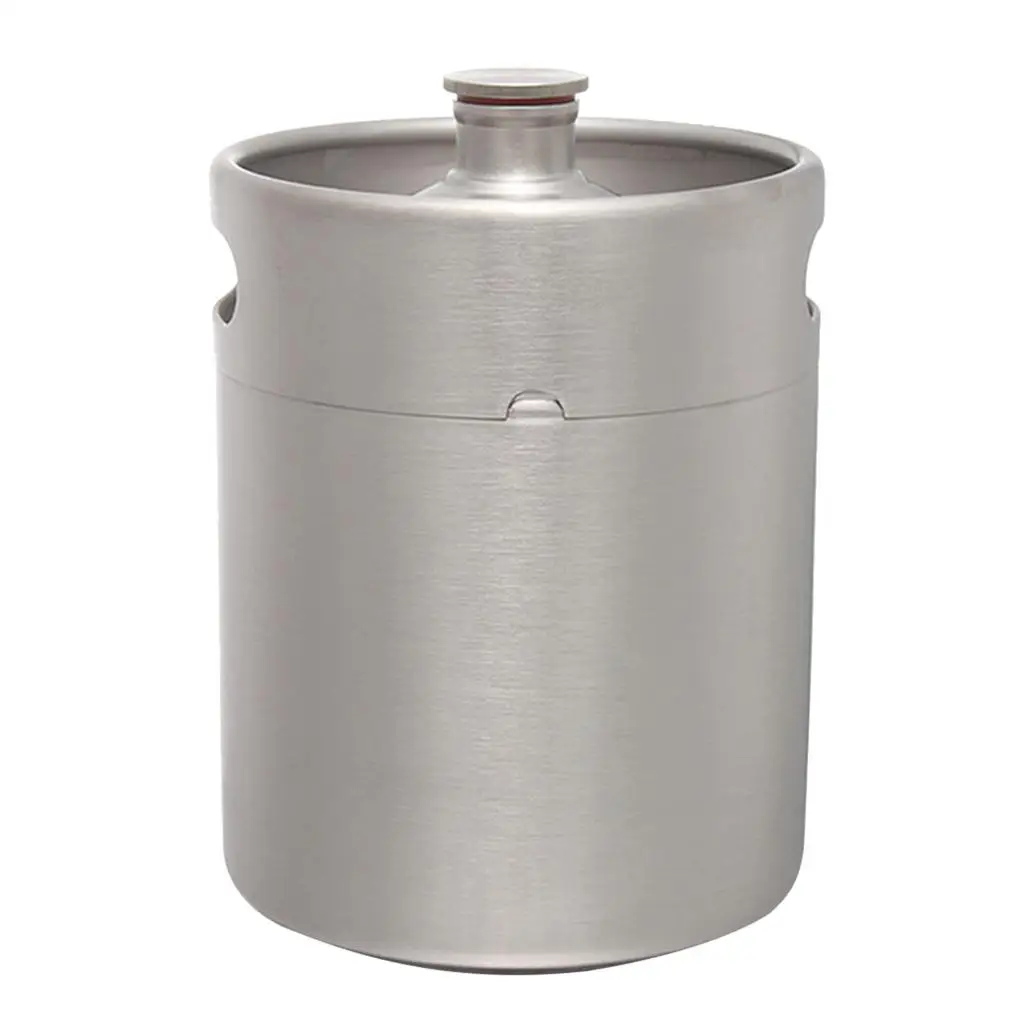 

Stainless Steel Mini Keg Portable Beer Growler Craft Beer Barrel Beer Kegging