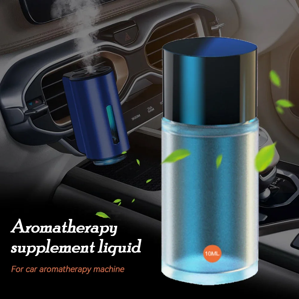 10ml Car Perfume Supplement Liquid Air Outlet Freshener Refill with Dropper Flavor Essential Oil Perfume Diffuser Auto Fragrance