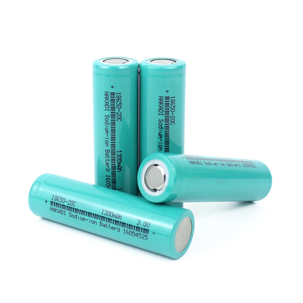 HAKADI 18650 3V 1300mah 20C High Rate Discharge Rechargeable Sodium-ion Batteries For Electric Drill Start Power 4-40PCS