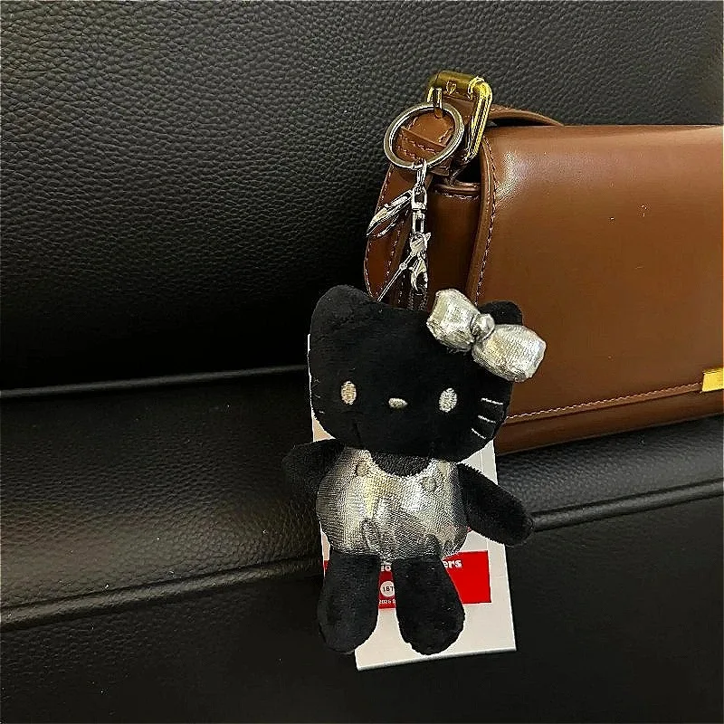 

New Sanrio plush pendant HelloKitty Kawaii girl Japanese cartoon keychain backpack pendant exquisite holiday gift