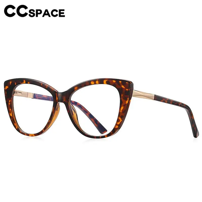 R57569 TR90 Cat Eye Anti Blue Light Glasses Frame Comfortable Spring Hinge Presbyopia Eyeglasses Customizable Prescription
