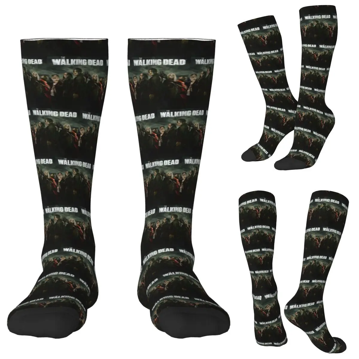 

The Walking Dead Gaming Games Socks Harajuku Stockings All Season Long Socks Accessories for Man Woman Gifts