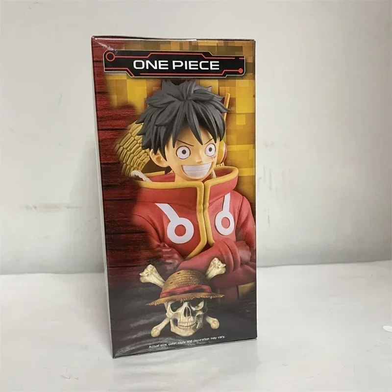 ในสต็อก Bandai Original อะนิเมะ One Piece DXF BRC ลิง D Luffy Action Figurine PVC ของเล่นตุ๊กตาคอลเลกชัน 16 ซม.