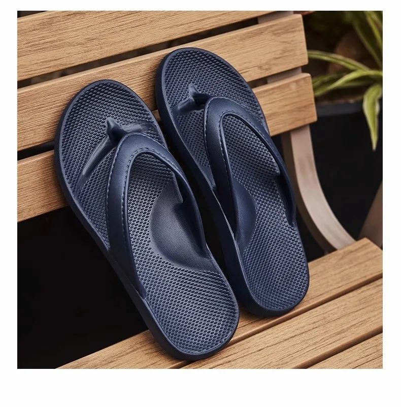Weichsohlige Rutschfeste Casual Flip-Flops, Modische Paar-Sandalen, Vielseitige Sommer-Strand- und Badezimmer-Hausschuhe – Detail 18