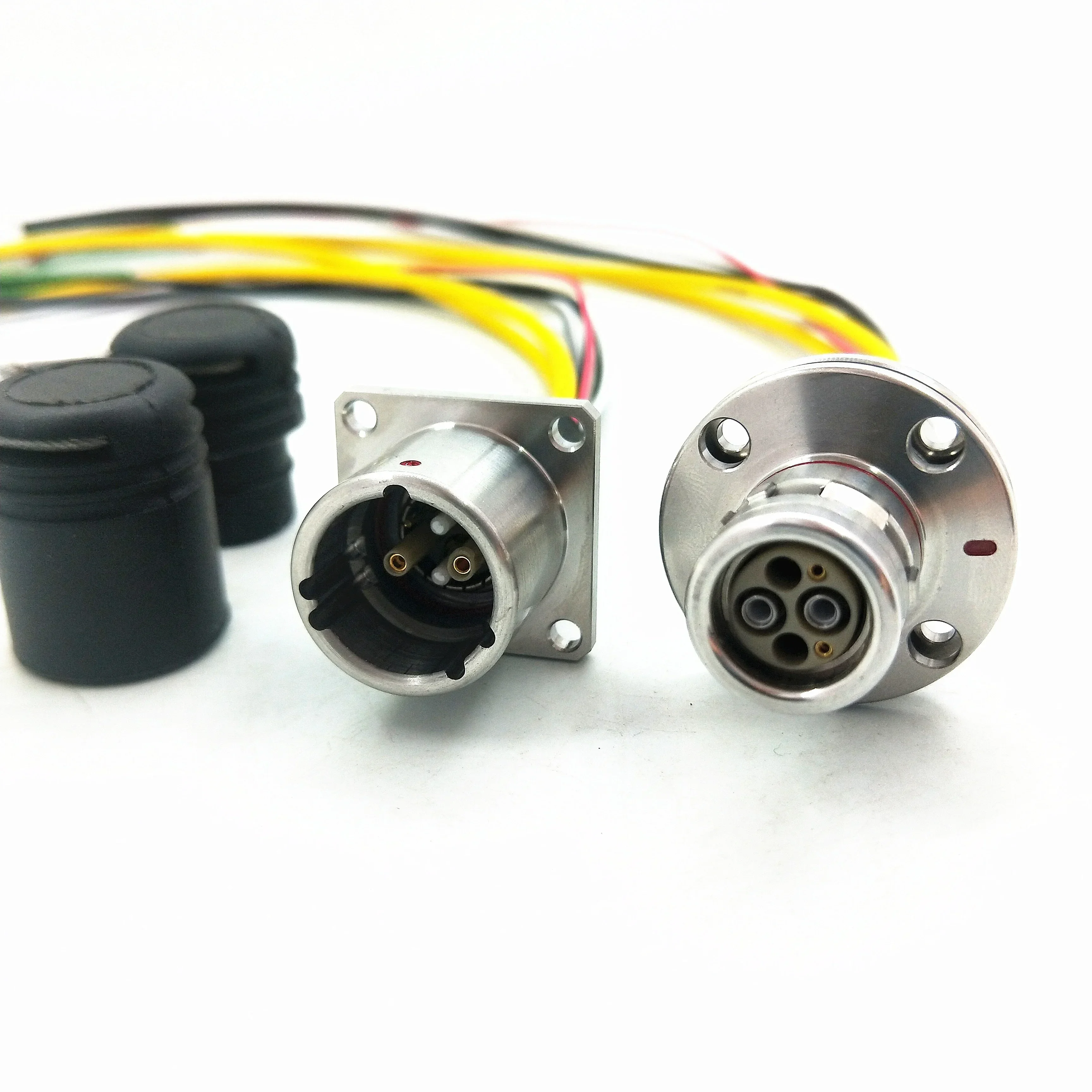 ZLTC Self-latching Connector SMPTE Hybrid fiber cable socket assembly EDW FXW with LC/FC/SC/ST connector
