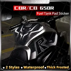 Motorcycle Accessories Sticker Kit Frosted Fuel Tank Pad Gas Cap Protection Anti-slip Decal For CBR 650R CB 650 R cbr cb 650 r