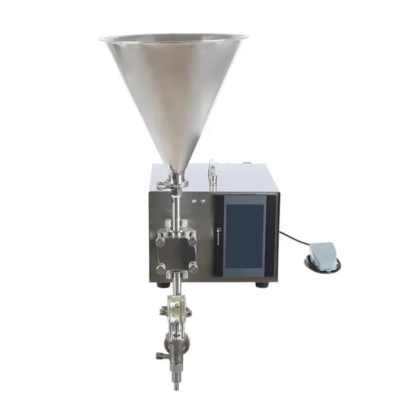 Semi Automatic Rotary Pump Honey Chocolate Peanut Butter Filler Olive Oil Lotion Face Cream Jam Bottle Paste Filling Machine