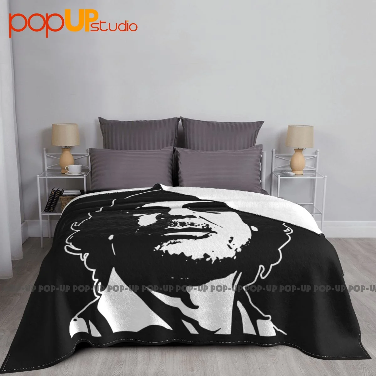 Muammar Al Gaddafi I Love Libya Blanket Bedroom Plus Velvet Sleeping Sheets