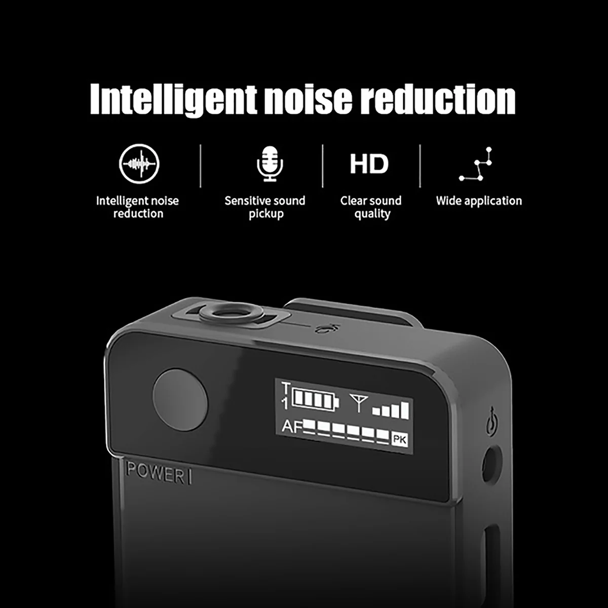 Sistema de Monitor de micrófono Lavalier inalámbrico, sonido Digital profesional, transmisión de escenario, receptor transmisor UHF