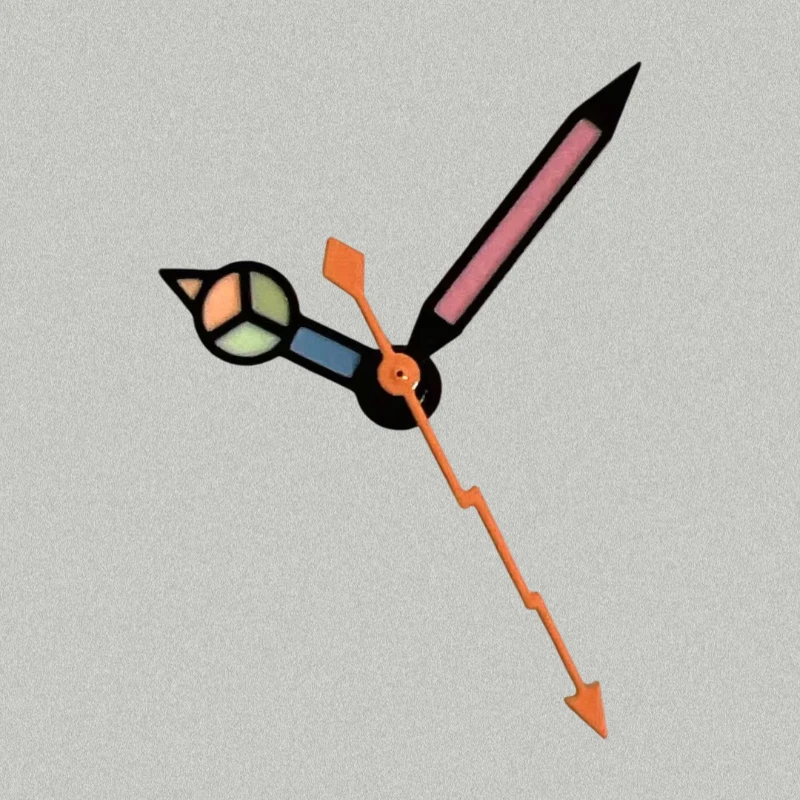 عالية الجودة اليد الملونة مضيئة بنز البرق 7.78 مللي متر * 12 مللي متر * 12.5 مللي متر ساعة الأيدي ساعة اكسسوارات لحركة NH35/NH36/4R/7S