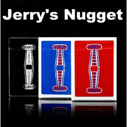 Jerry Nugget Spielkarten Poker (rot/blau zurück verfügbar) Zaubertricks Nahaufnahme Illusionen Gimmick Prop Mental ism Comedy