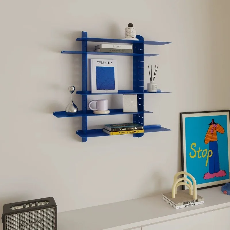 Wall-mounted storage rack Adjustable display rack Simple creative decorative rack