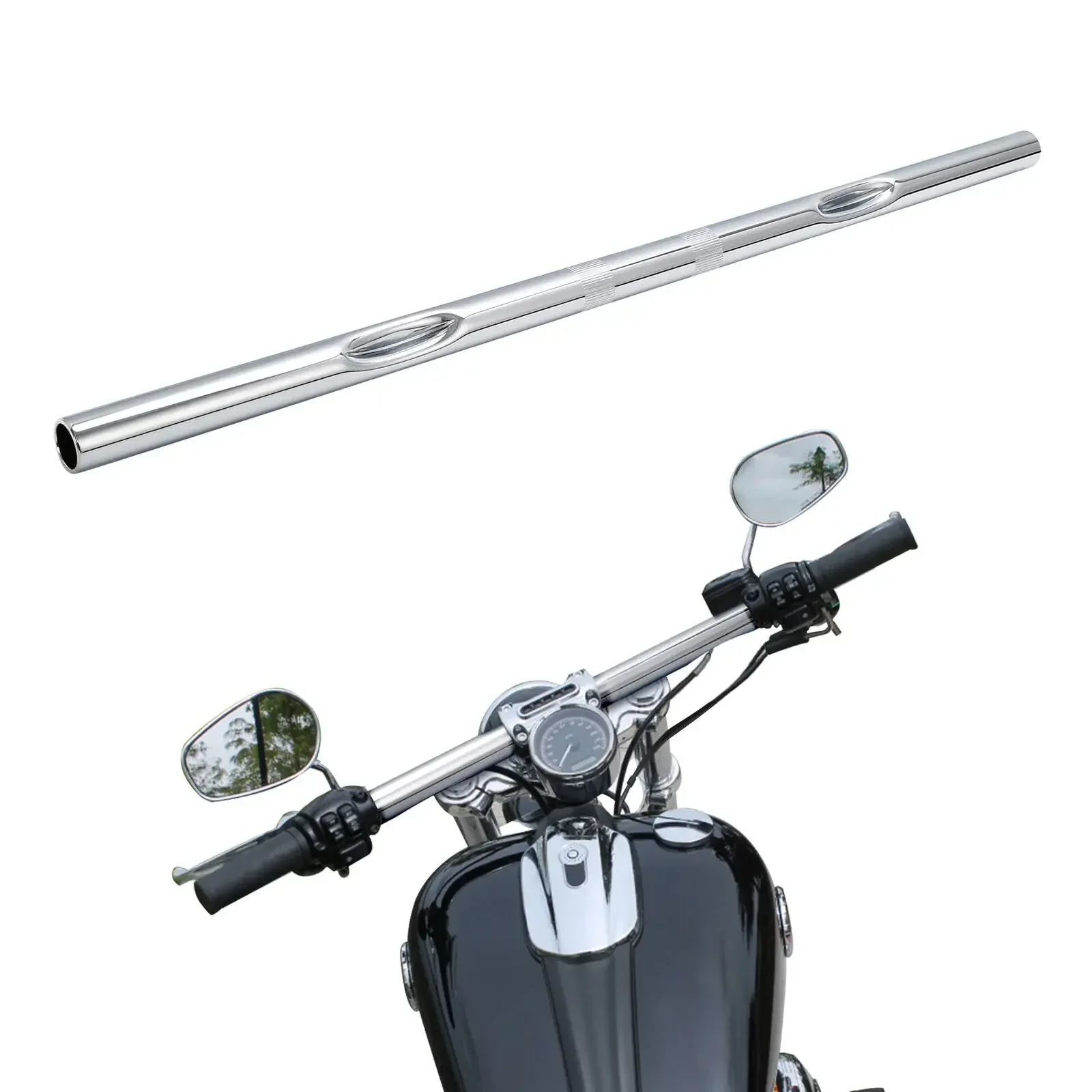 

Запчасти для Harley Sportster XL883 Dyna Softail Drag Bar, аксессуары для мотоциклов, 1 дюймовый плоский руль