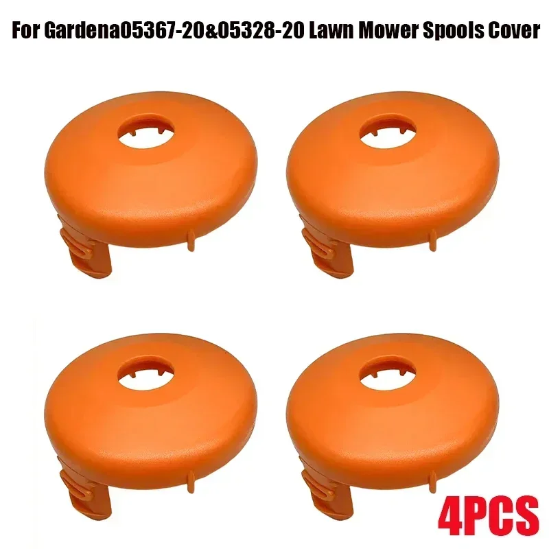 4pcs/sets Trimmer Spool Cover For 05328-20 Weed-Eater-Edger Line String For Gardena= Replacement Lawn Mower Line Spool Cover