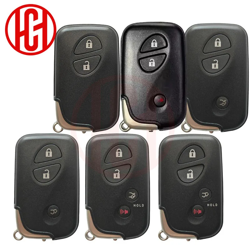 

Replacement Keyless Car Key Shell 2/3/4 Buttons Smart Remote Key Fob Case For Lexus GS430 ES350 GS350 LX570 IS350 RX350 IS250