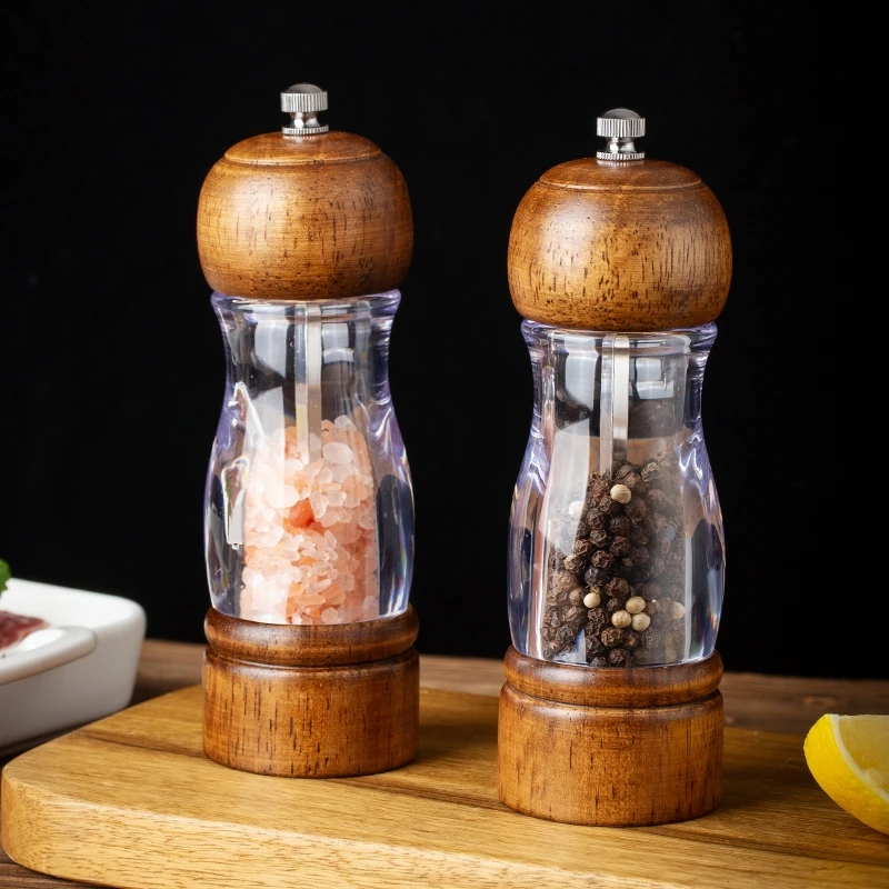 Wood Salt Pepper Mi…