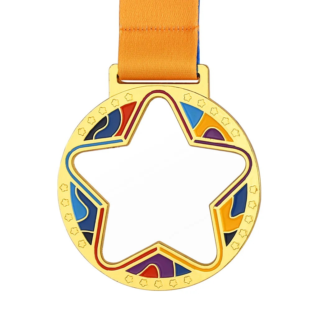 Creative Acrylic Medal Children\'s Medals Award Custom Transparent Medal School Students Running Sport Games Medals Free Print