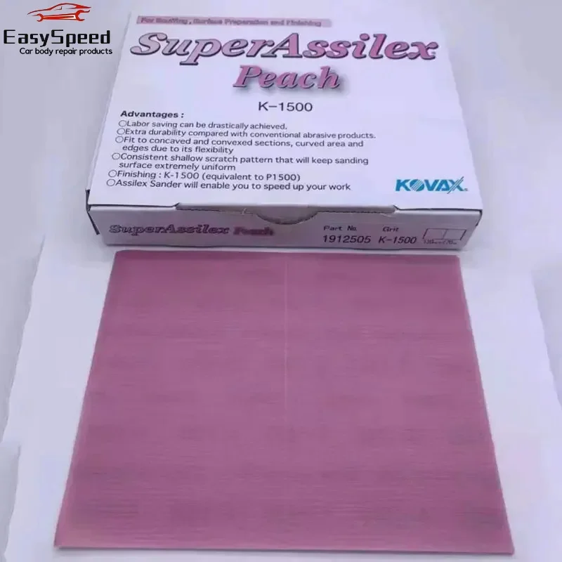 KOVAX Square Soft Grinding Self-Adhesive Sandpaper Paint Surface Peel Polished Flocking 2000 Mesh Fine Sand 3000 For Car Paint