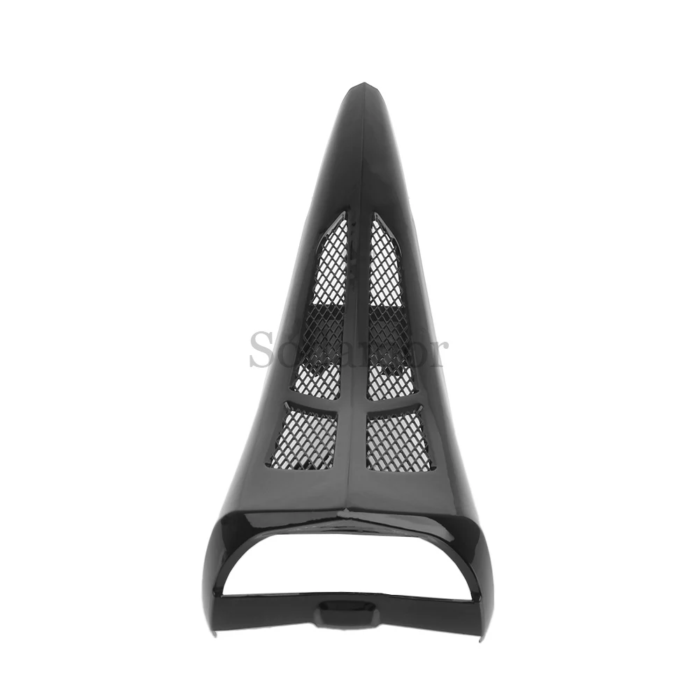 جزء الدراجة النارية باللون الأسود للذقن الأمامية غطاء المبرد السفلي لدراجة Harley Touring Road Glide Street Glide FLH FLT 2014-up #6