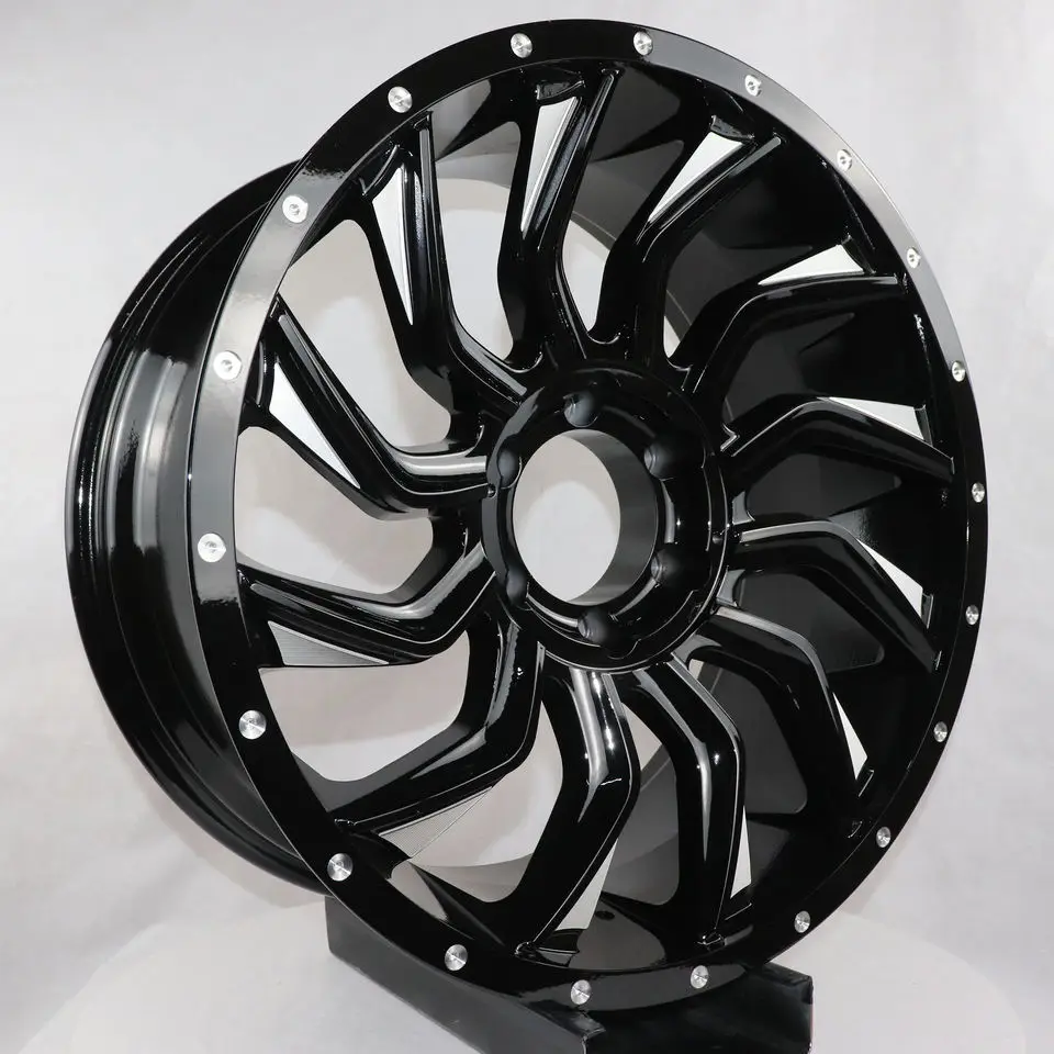 

Suitable for off-road modified aluminum alloy wheels 17-inch 20-inch cyclone off-road car wheels, tire bell 4 * 4 modified man
