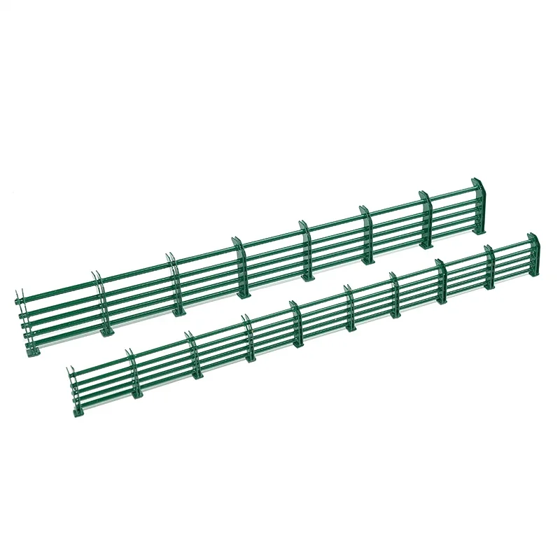 Urban Road Scene Guardrail Stereo Model HO OO Scale Accessory Realistische Straßenbarriere für Modelleisenbahn-Layouts