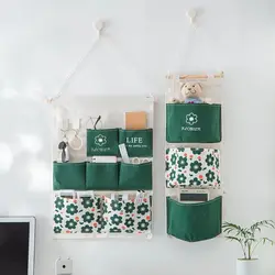 Cute Wall Mounted Storage Bag Waterproof Hanging Bag Over the Door Organizer Sundries Storage Pouches For Home Dormitory