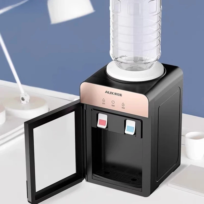 

Дубовый настольный диспенсер для воды, бытовой маленький мини-настольный общежитие, офис, охлаждение, горячее новое верхнее ведро