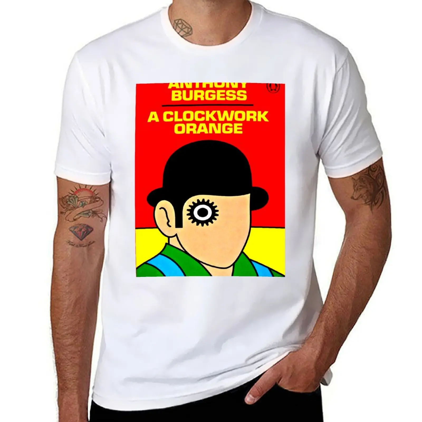 

casual t T-Shirt man man t graphic shirt for funny Orange Clockwork A shirts