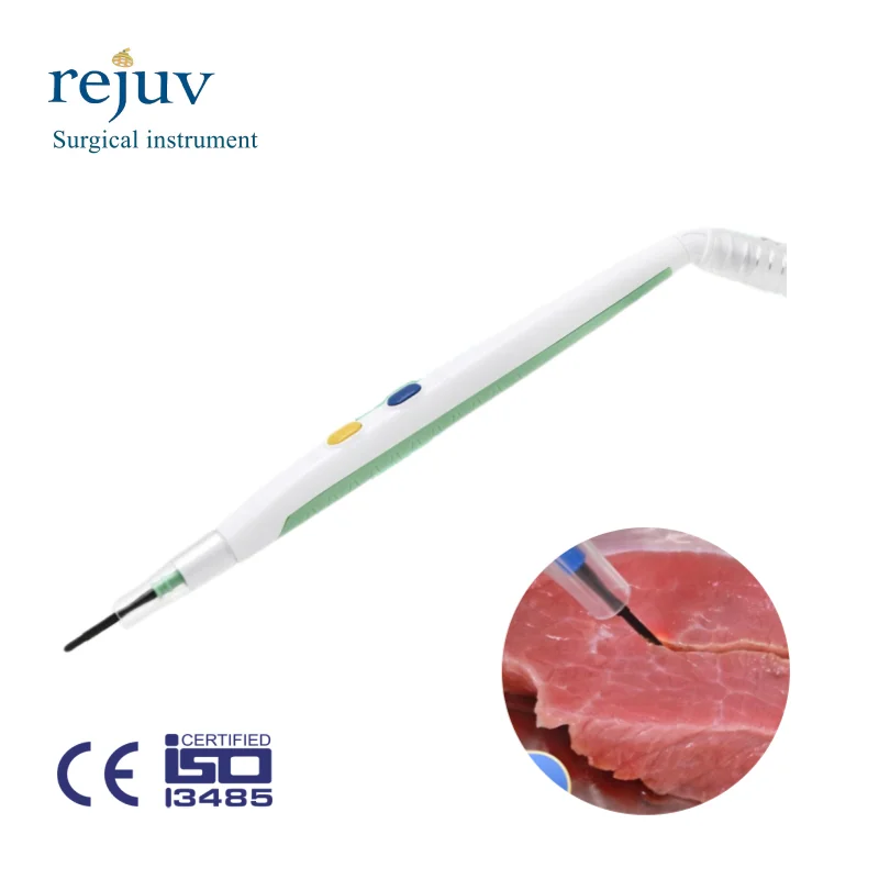 Active Electrodes Smoke Evacuation Pencil Retractable CE certified EO Sterilized Compatible with smoke evacuator generator