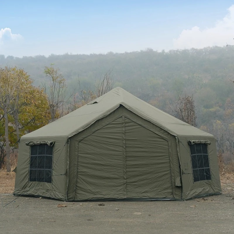 

Outdoor hexagonal yurt, cotton inflatable tent, rainproof overnight outdoor