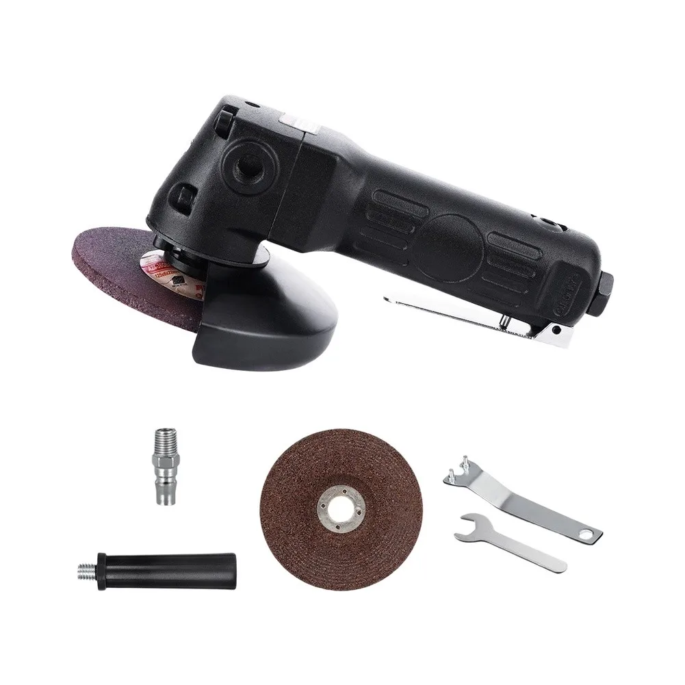 4 Inch Pneumatic Angle Grinder 11000RPM High Power Industrial Polishing Machine For Metal Wood Cutting Rust Removal Tool