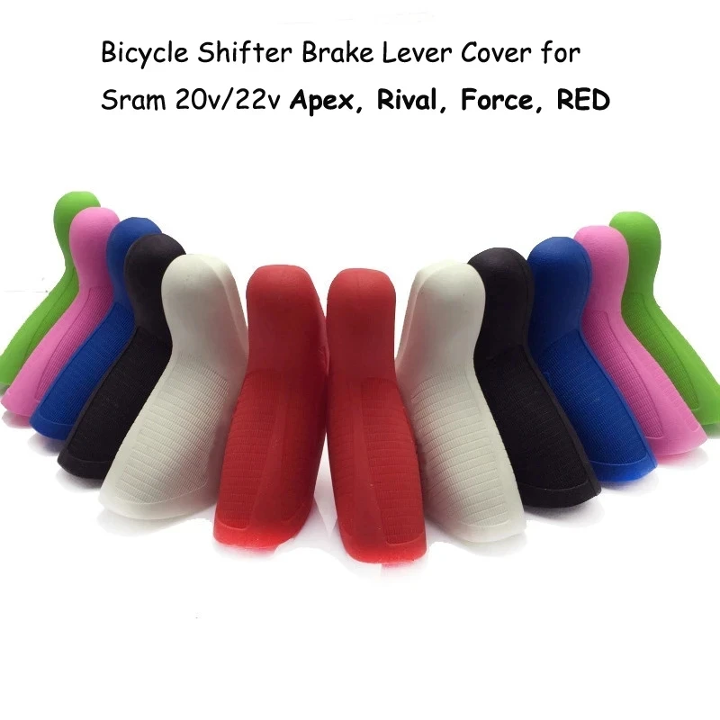 Bicycle Brake Shift Lever Bracket Cover Hoods For Sram Apex Rival Force RED Mechanical Hood Silicone Gear Shift Lever Cover Part