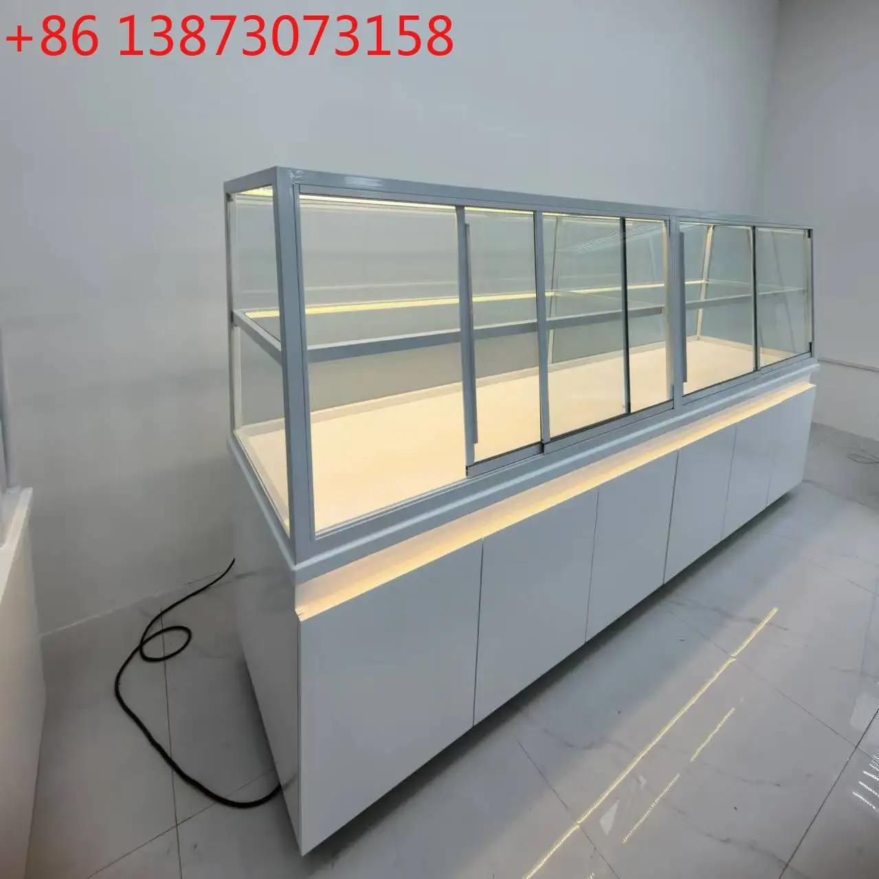 

Шкаф-витрина для хлеба, пекарня, островной шкаф для торта, коммерческая стеклянная касса, небольшой боковой шкаф для хлебобулочных изделий