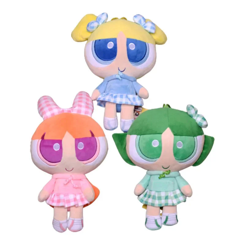 Flying Girls Little Police Series Creative Checkered เสื้อการ์ตูนตุ๊กตา Plush ของขวัญเด็ก